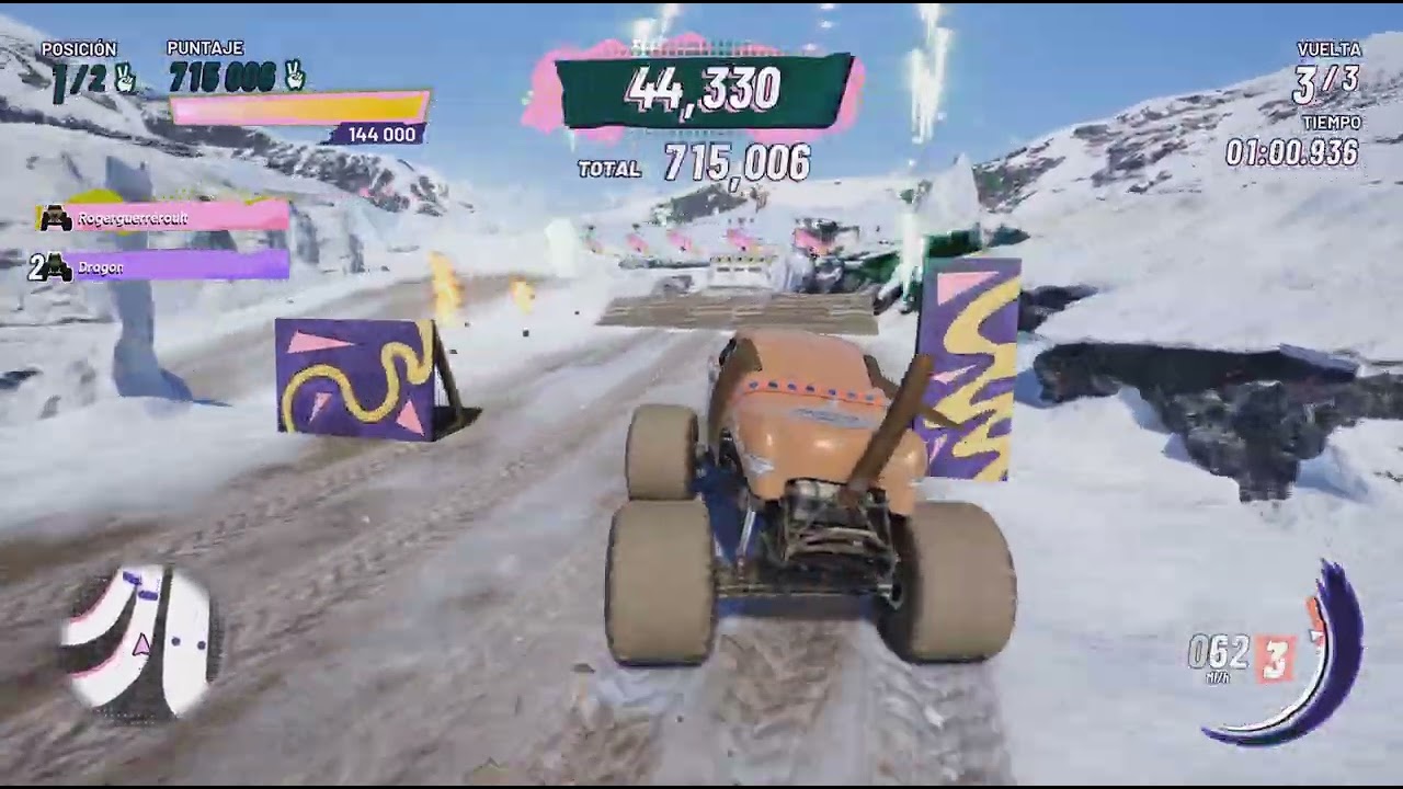 Parte 9 Monster Jam Showdown race 😎super muy difícil 😉