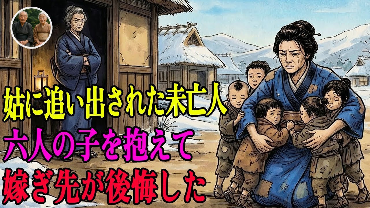 姑に家を追われた未亡人と六人の子――やがて嫁ぎ先が深く後悔する日
