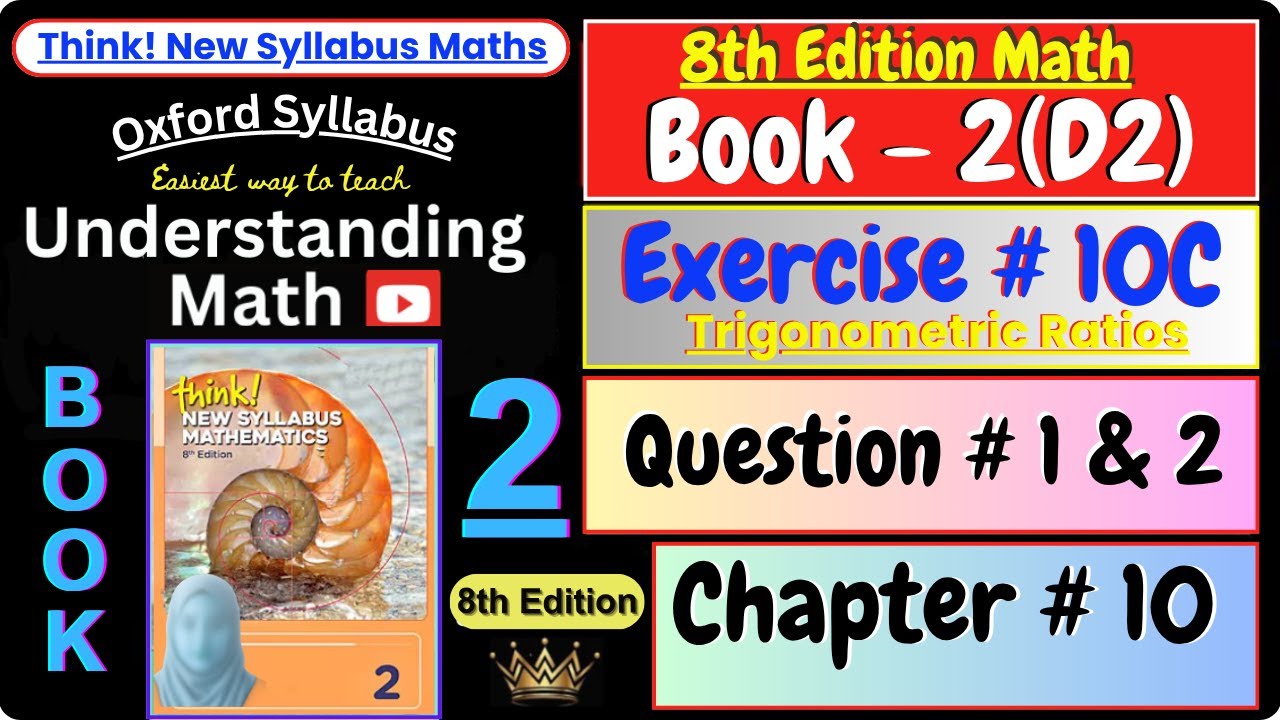 Exercise 10C Question 1 & 2 | Chapter 10 | Book 2 (D2) | Think New Syllabus Mathematics 8th Edition
