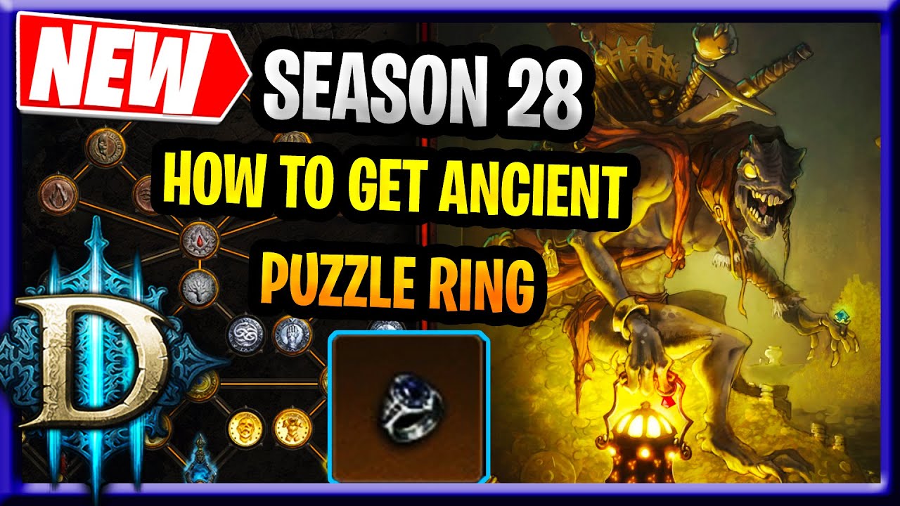 Diablo 3 Season 28 How to Get Ancient Puzzle Ring Alter Of Rites All methods Guide