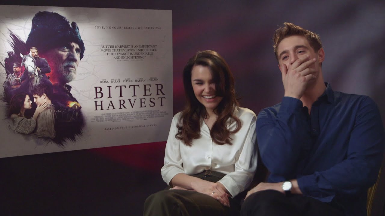Bitter Harvest: Max Irons & Samantha Barks talk superstitions and creepy confessions