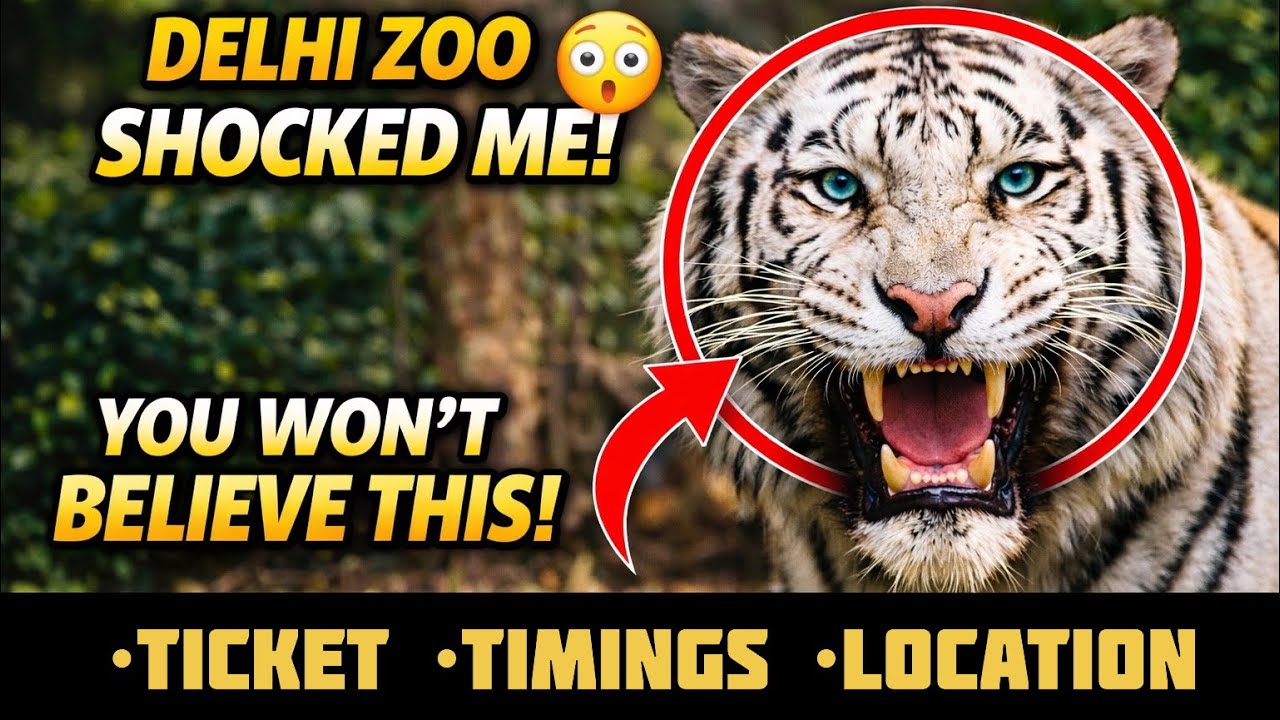 Exploring Delhi Zoo | Chidiya Ghar | Ticket, Timing & Travel Guide