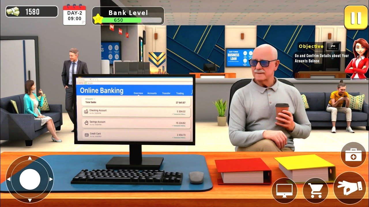 Мобильная игра Bank Simulator & Cashier в HD качестве для Android #androidgames #mobilegames