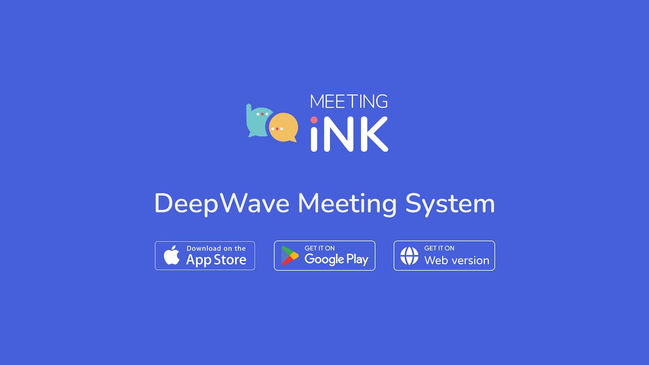 [Meeting Ink] DeepWave AI meeting system | APP & Web Officially Launched!