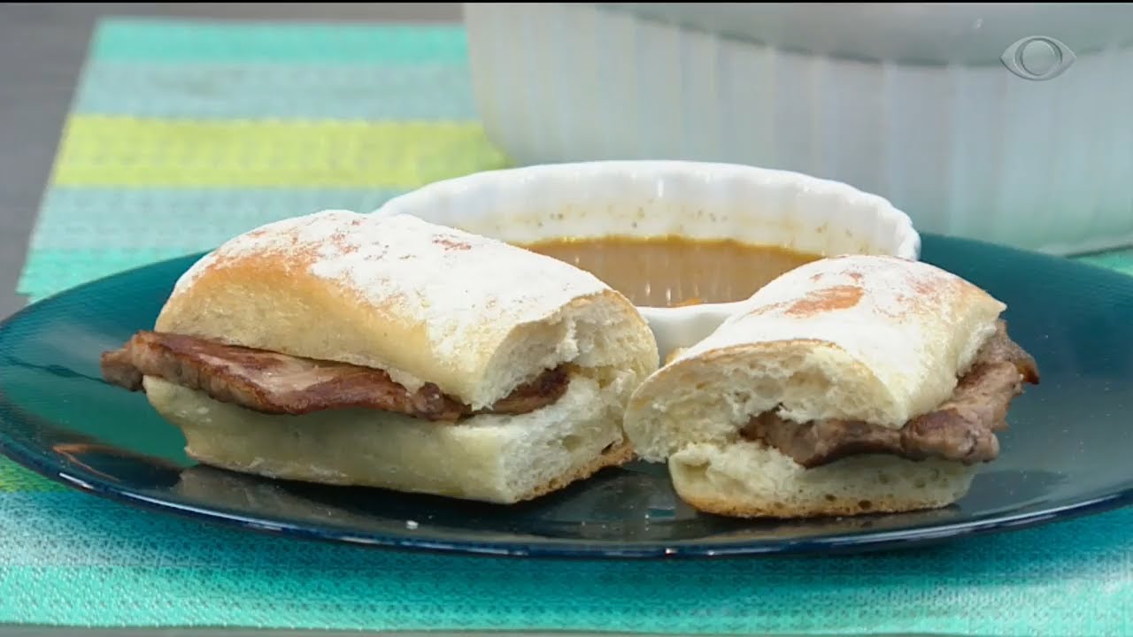 Aprenda a fazer sanduíche prego no pão