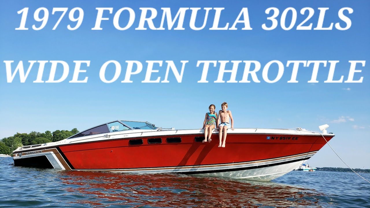 1979 Formula 302LS breaking in new engine on Sodus Bay