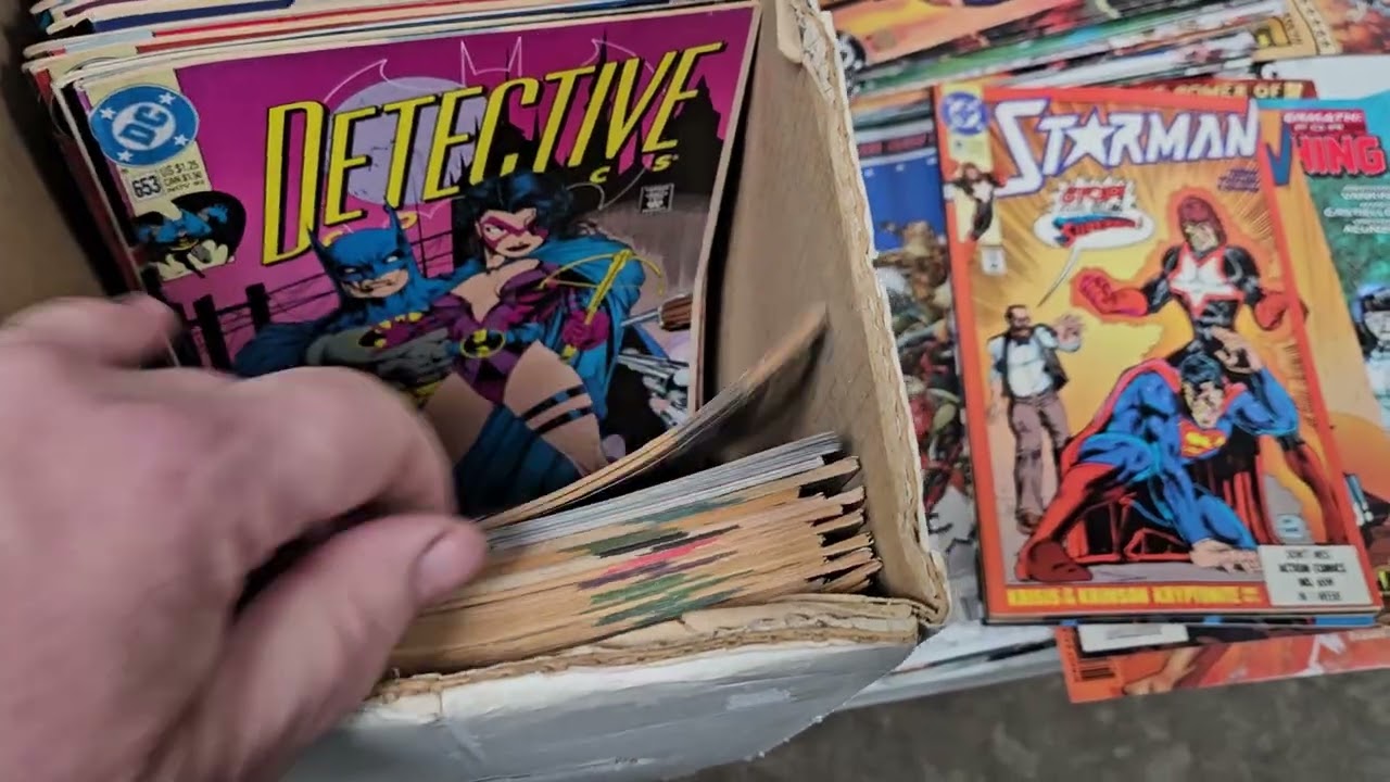 More time spent sorting $1 comics.