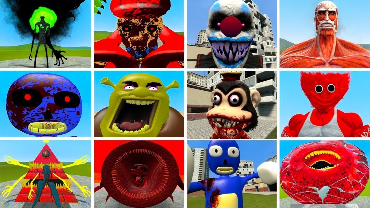ALL NEW JUMPSCARE 3D SANIC VS DESTROY ALL ALL DARK DECEPTION CHAPTERS 1-4 In Garry's Mod!!