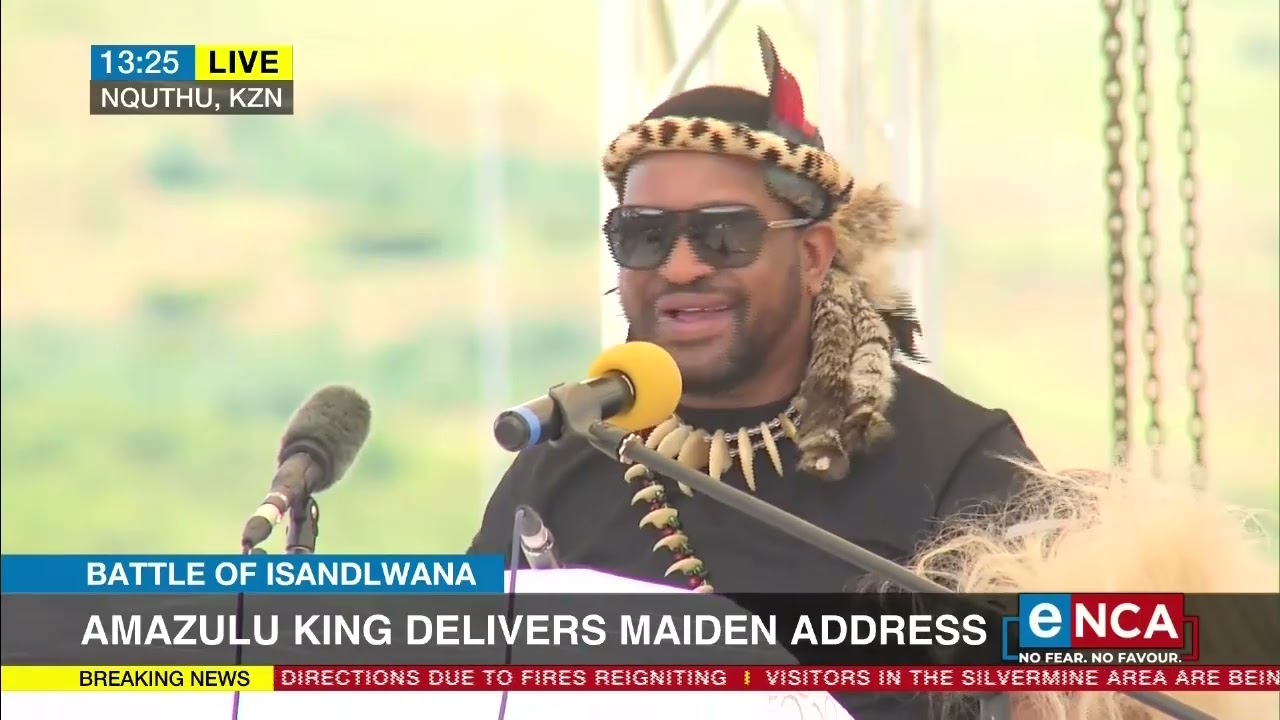 AmaZulu King Misuzulu is delivering his maiden address