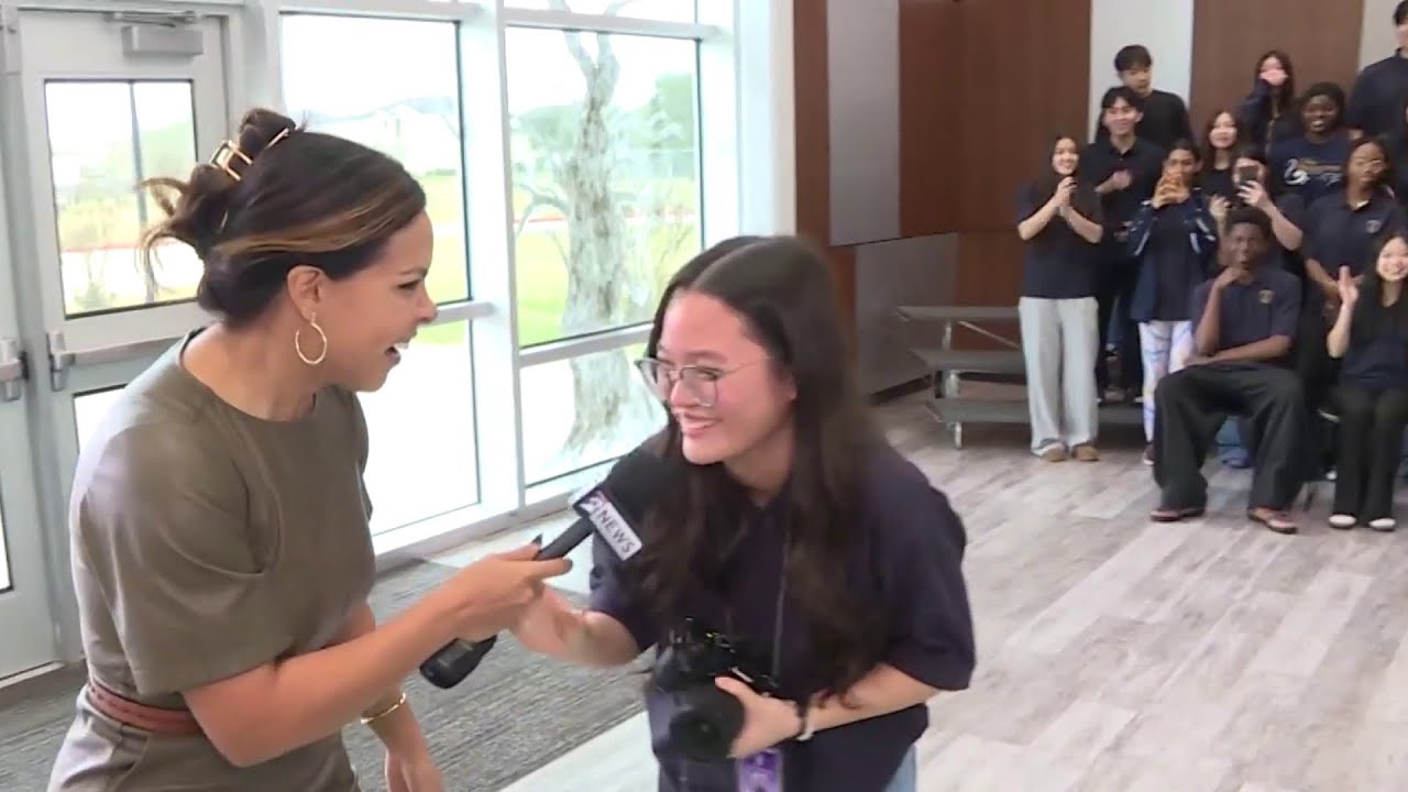 Congratulations, Giao Tran! Scholarship winner from Kerr High School mentors younger students