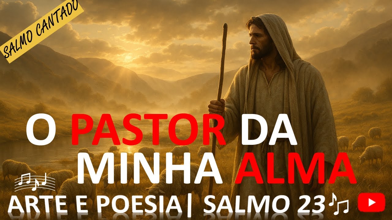 Salmo 23 – O Senhor é o Meu Pastor (Versão Cantada) Arte e Poesia se juntam às Escrituras.