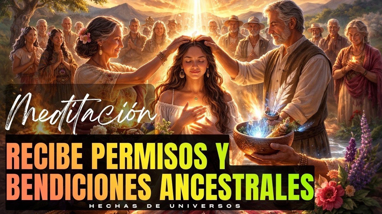 PODEROSA Meditación Sistémica, recibe PERMISO de madre y padre y BENDICIONES d ancestras y ancestros