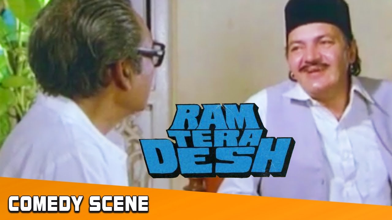 Prem Chopra Comedy Scene From Ram Tera Desh राम तेरा देश 1984,Hindi Drama Movie