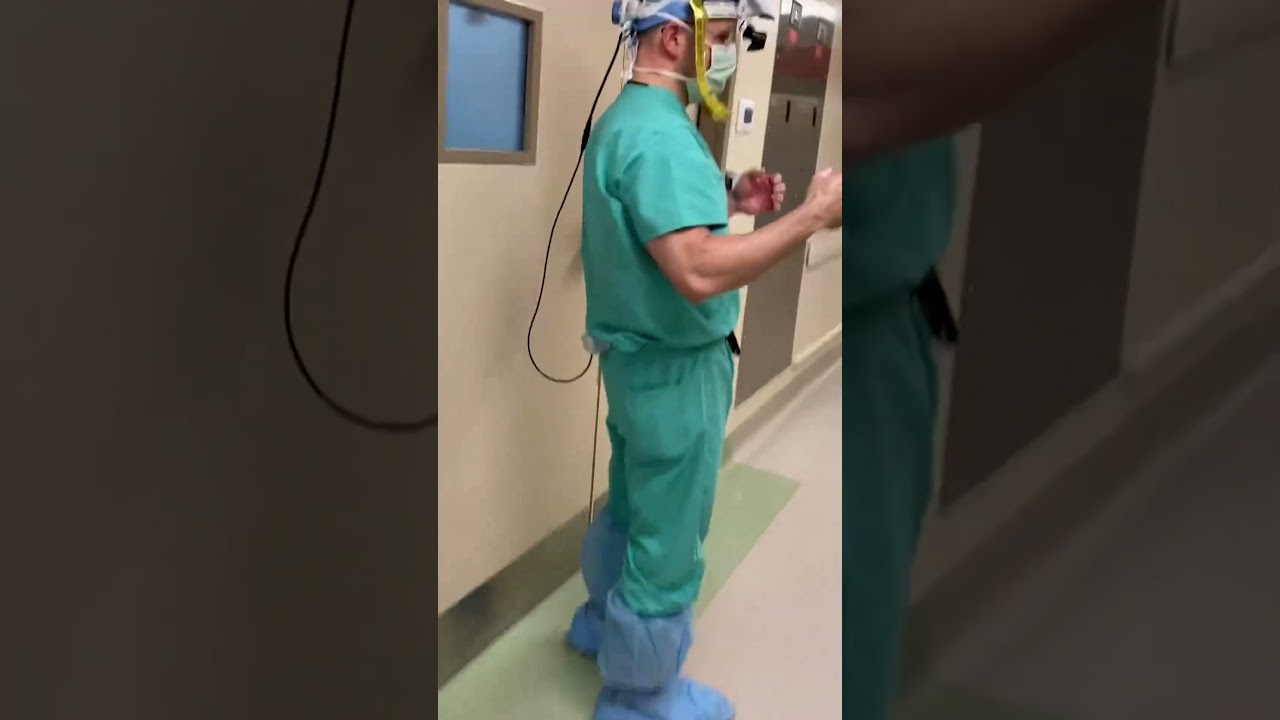 Operating Scrub-in GoPro View #shorts #surgeonlife