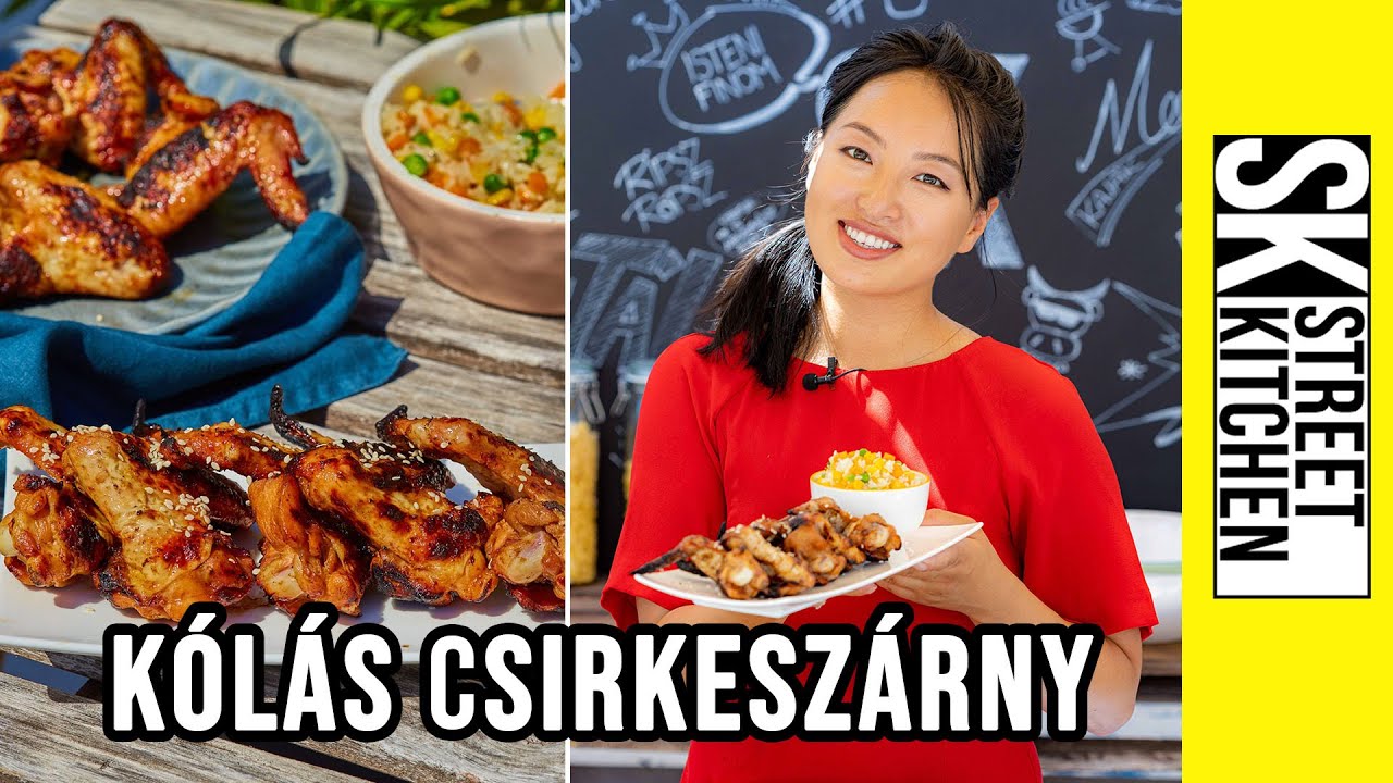 Mengyi-féle KÓLÁS CSIRKESZÁRNY zöldséges pirított rizzsel 🤩