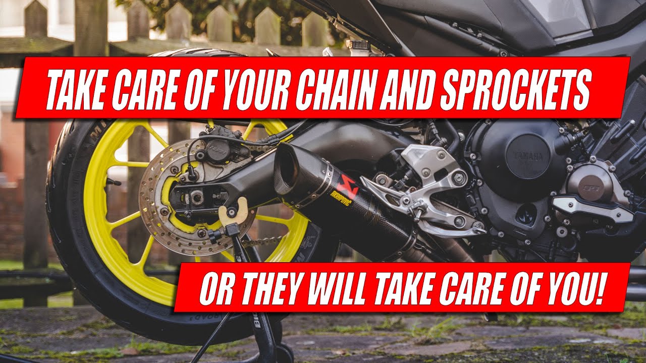 How To Change the NASTY Chain & Sprockets on the MT-09 - Don't wait this long!!!