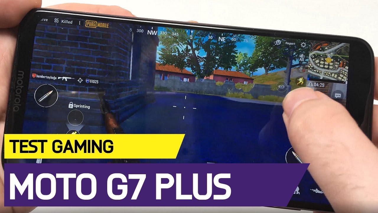 Motorola Moto G7 Plus - Test Gaming (PUBG Mobile) - Offscreen Gameplay - No Commentary