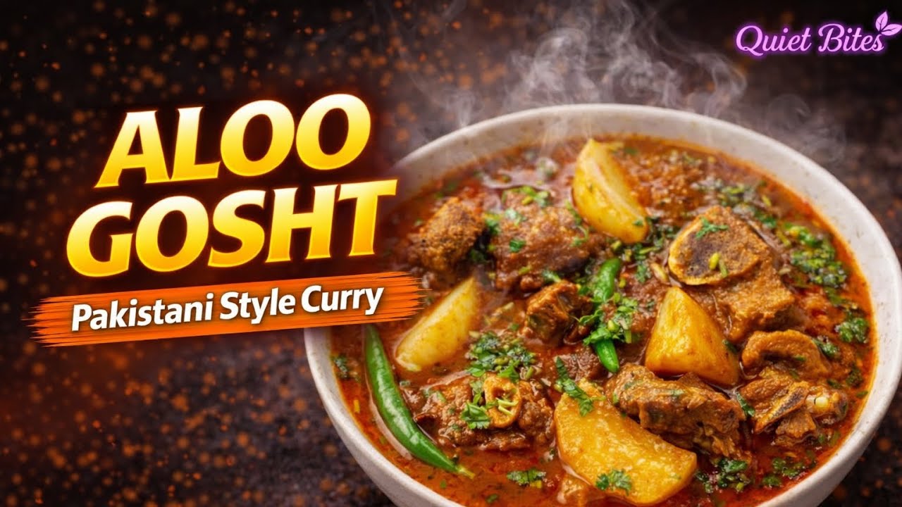Aloo Gosht Recipe | Pakistani Style Aloo Gosht Curry | Easy & Delicious #easyrecipe