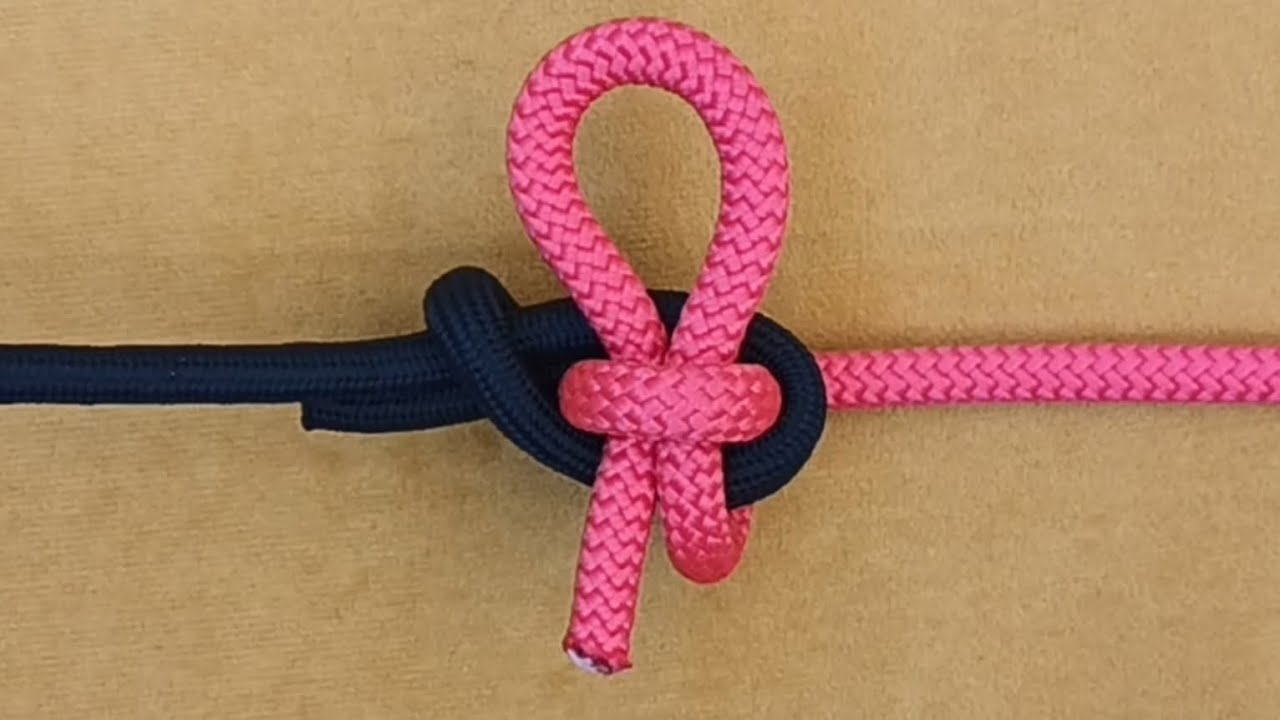 Know the secret of tying the rope with a super knot