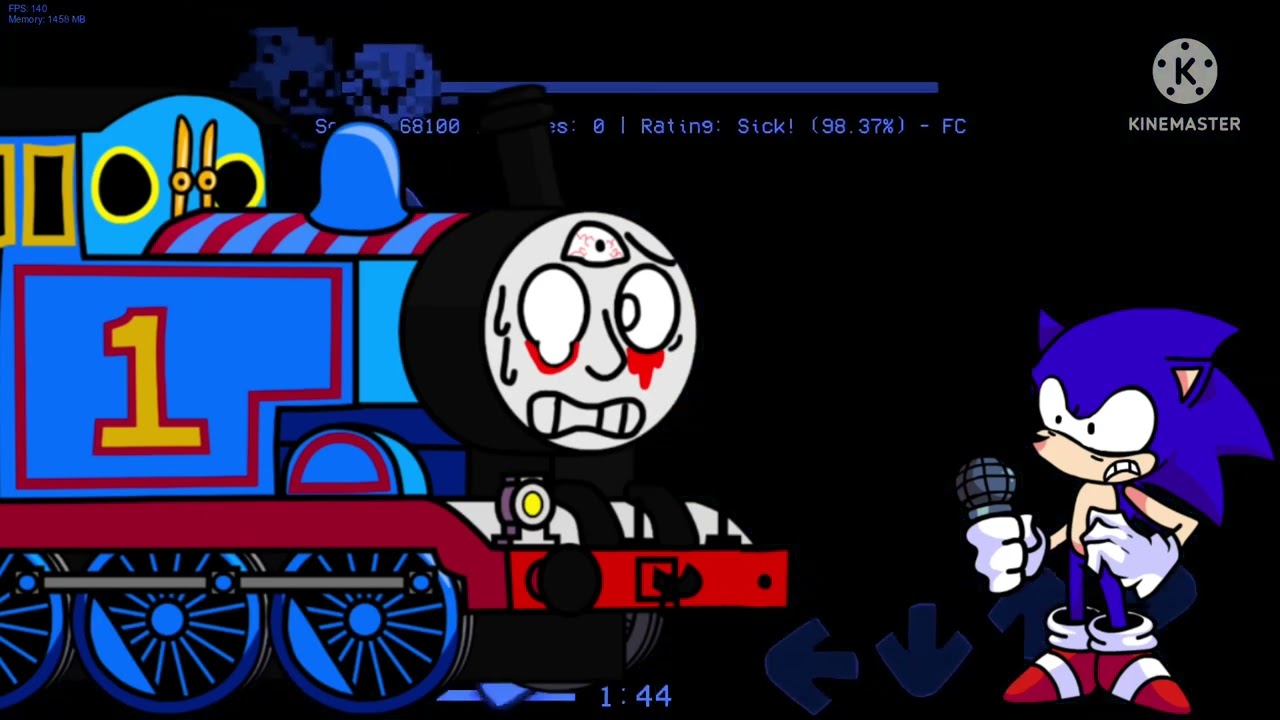 You can’t run encore but (Sodor fallout)￼ Thomas and sonic sings it￼