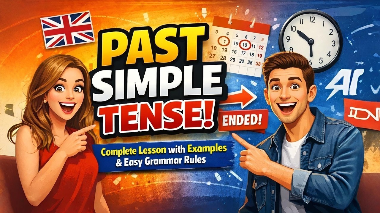 Past Simple Tense – Complete Lesson with Examples and Easy Grammar Rules in English