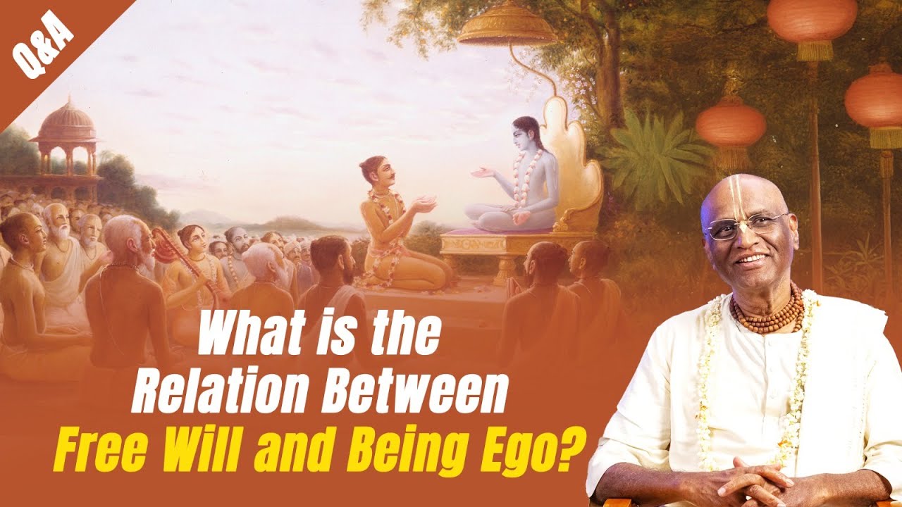 What is the relation between free will and being Ego? | @madhupanditdasaofficial