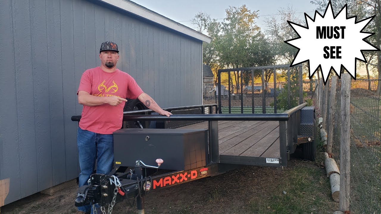 MAXX D Flatbed Utility Trailer REVIEW