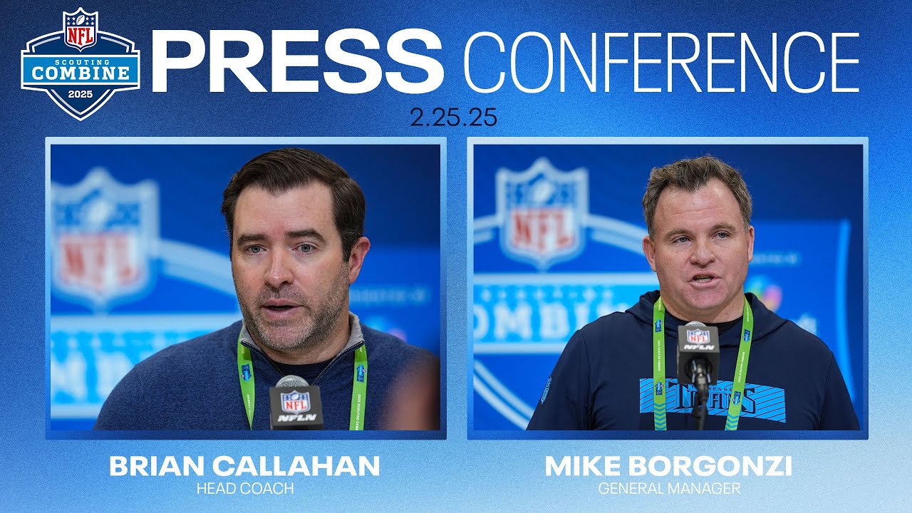GM Mike Borgonzi and Coach Callahan Give Updates During Press Conference | 2025 NFL Scouting Combine