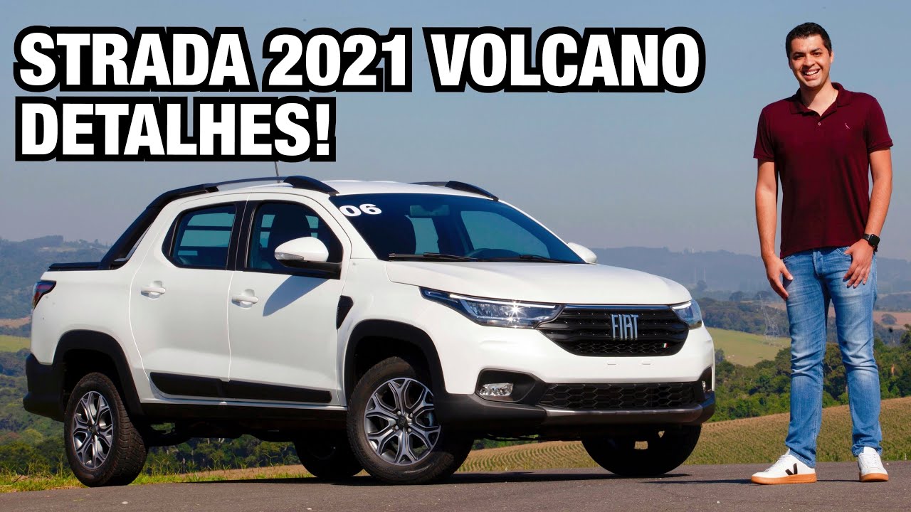 FIAT STRADA 2021 VOLCANO EM DETALHES - Falando de Carro