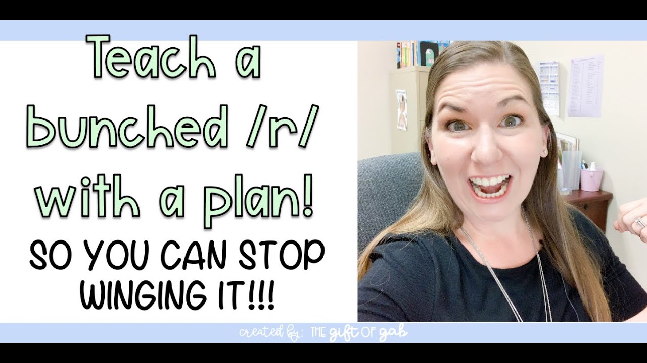 How to Teach a Bunched R In Speech Therapy!
