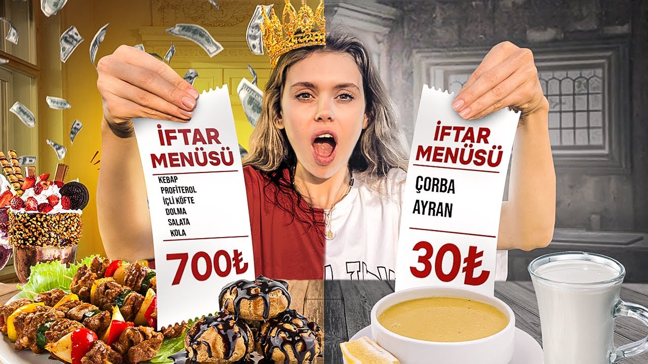 30 TL VS 700 TL İFTAR YEMEĞİ!