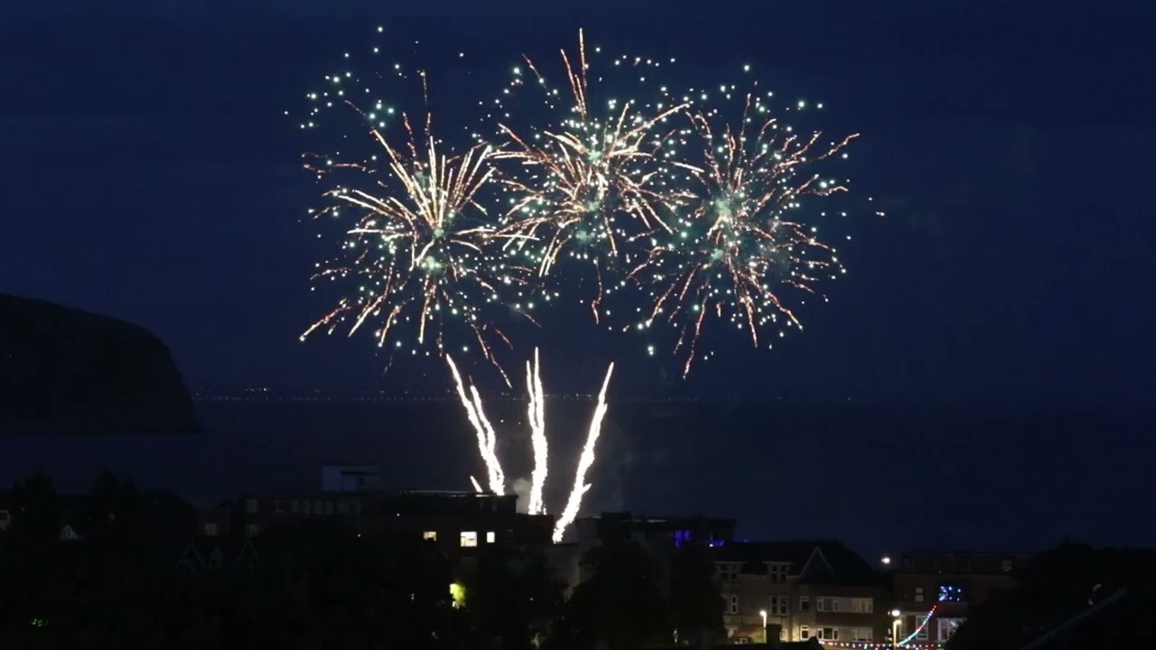Spectacular Fireworks Show at Swanage Carnival 29th July 2023!