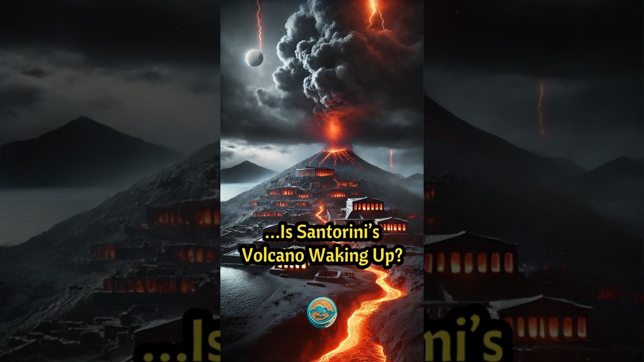 The Volcano That Destroyed an Entire Civilization Is Waking Up #disaster #santorini