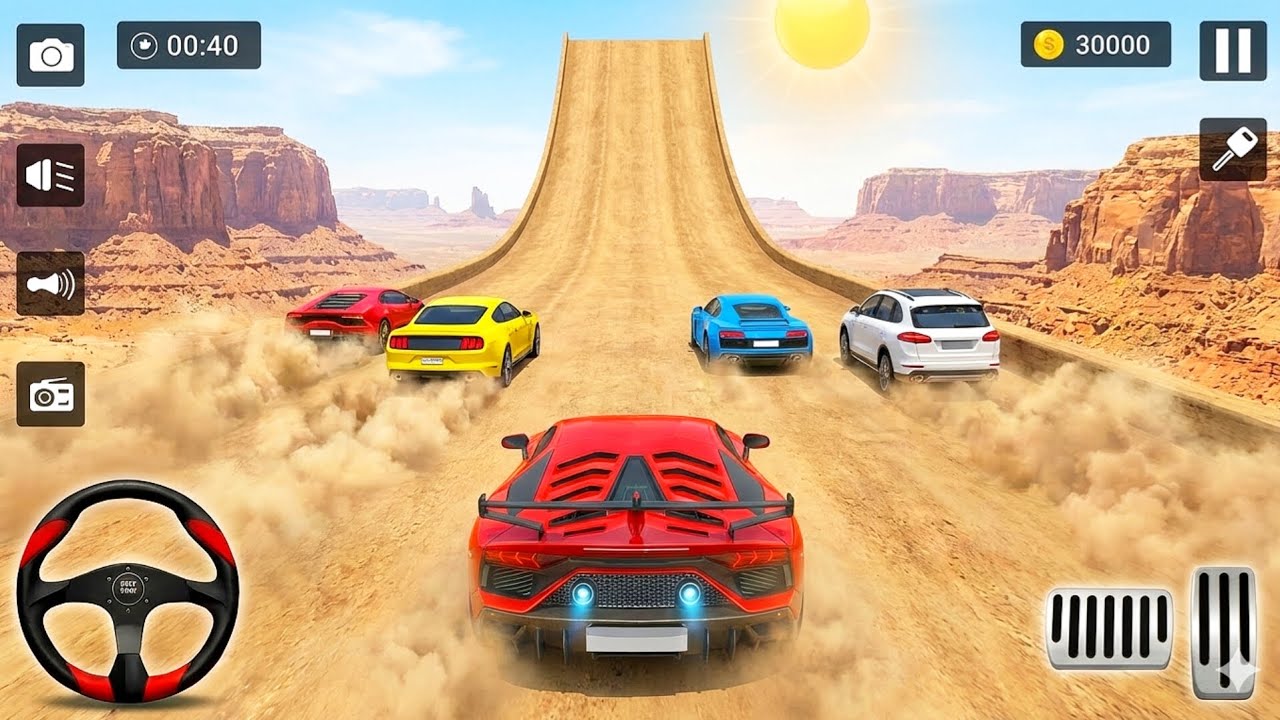 Extreme Car Stunt Racing Game Gameplay | No Limits - Android Gameplay
