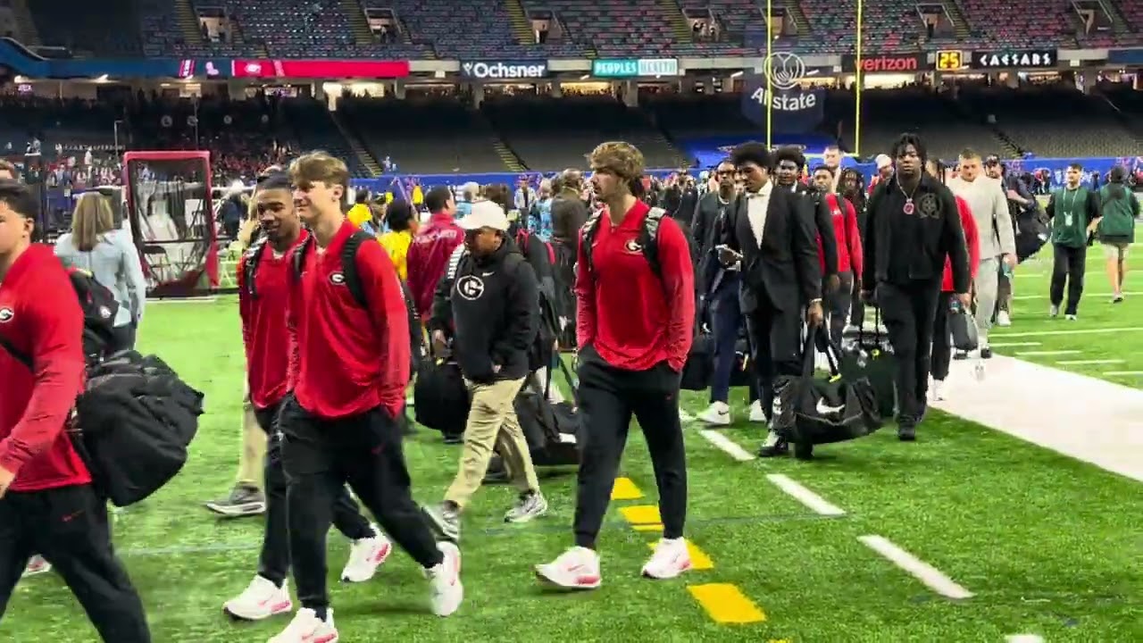 WATCH: Dawg Walk ahead of the Sugar Bowl vs. Ole Miss
