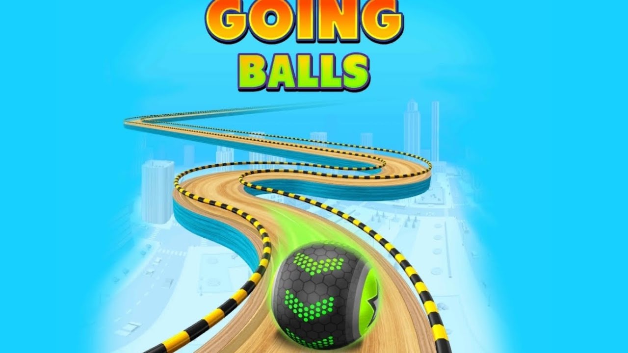  Going balls run speed, Portal run, level plying gameplay 