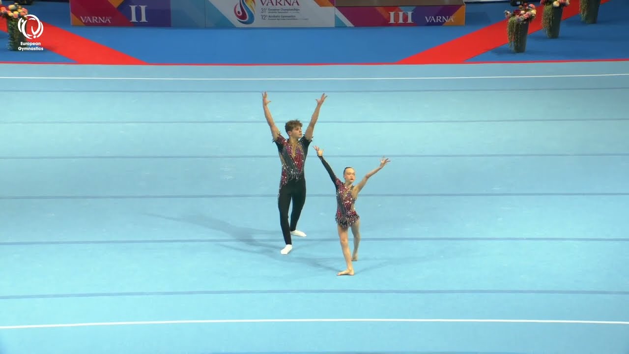 Elin Fischler & Mattia Sciara (SUI) - 2023 ACRO EAGC silver medallists, 11 - 16