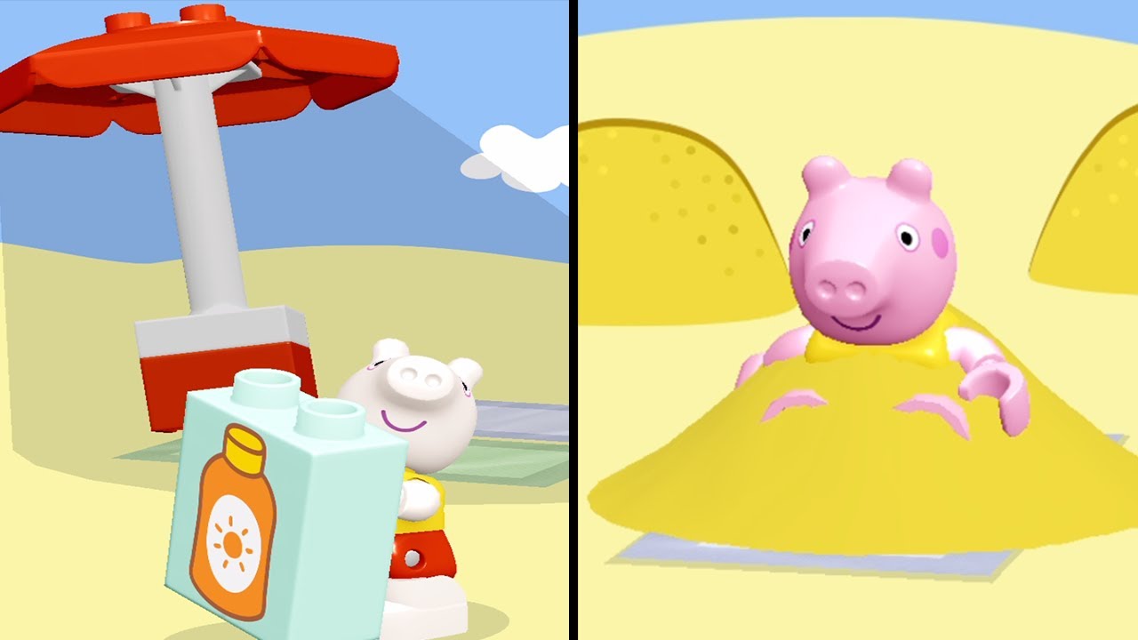 LEGO DUPLO PEPPA PIG: Peppa Goes To The Beach - Gameplay Walkthrough Part 3