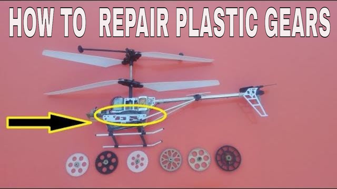 How To Repair Remote Control Helicopter Gears | rc helicopter gear repair