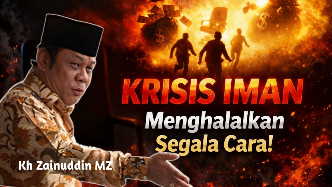 Krisis Iman! Demi Tujuan, Banyak Orang Menghalalkan Segala Cara | Kh Zainuddin MZ 