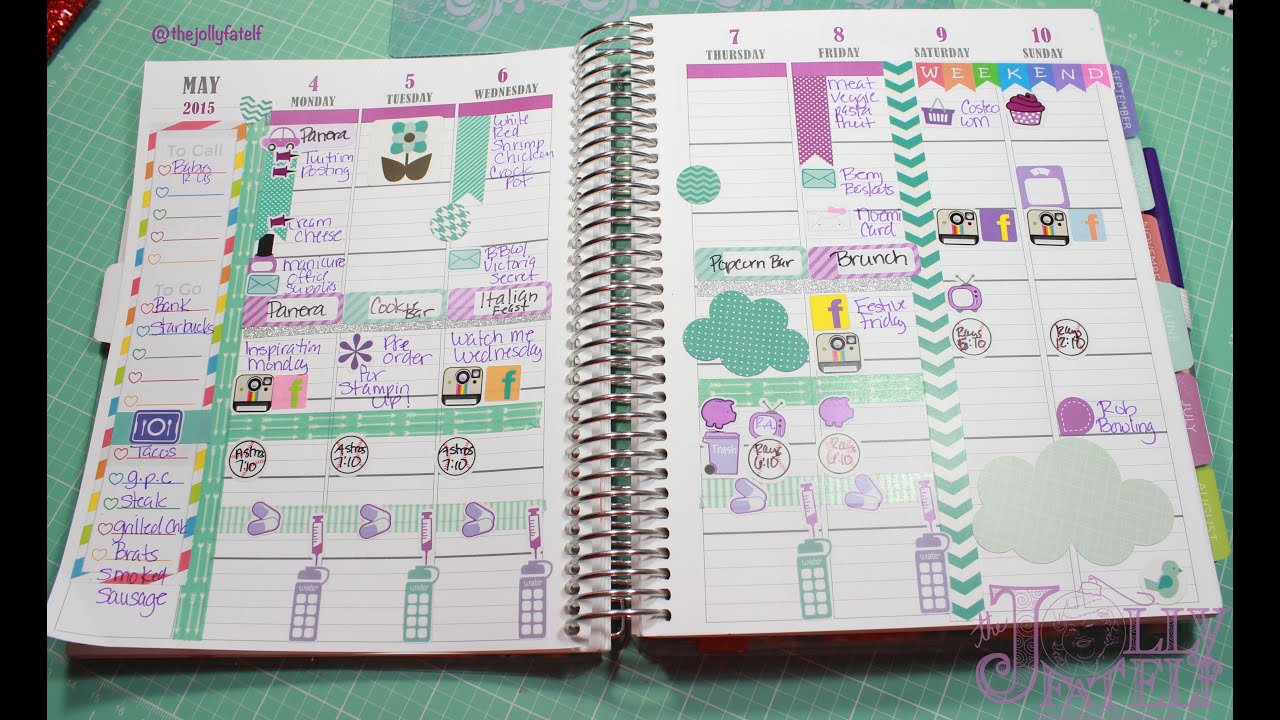 Plan with me Weekly Planning Session May 4th May10th