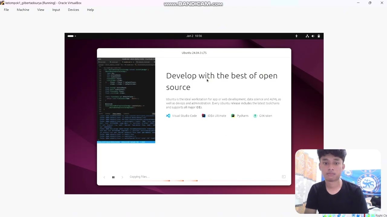Tutorial instalasi linux ubuntu - kelompok 1 sistem operasi
