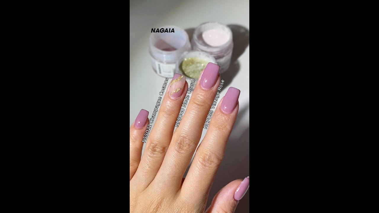 Gorgeous dusty pink nails inspo 🌸 chic & minimal curve design
