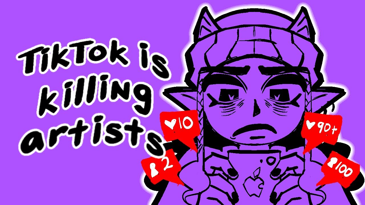 Tik Tok is hurting artists (speedpaint + rant)