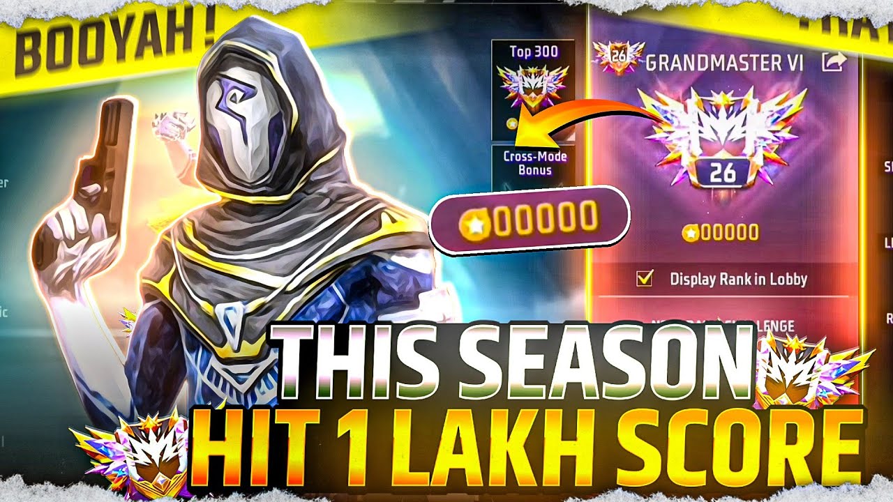 This Season Hit 1 Lakh Score 🔥| Squad Rank Pushing 