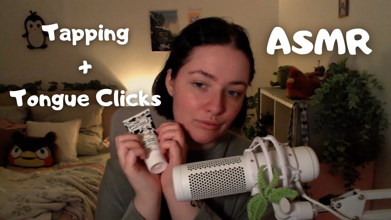 ASMR Creamy Tapping & Tongue Clicking