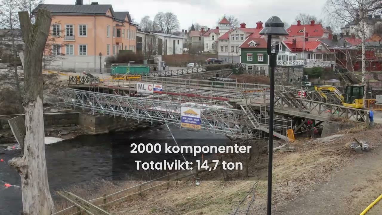 Timelapse Rivning av Gammelbron, Gävle