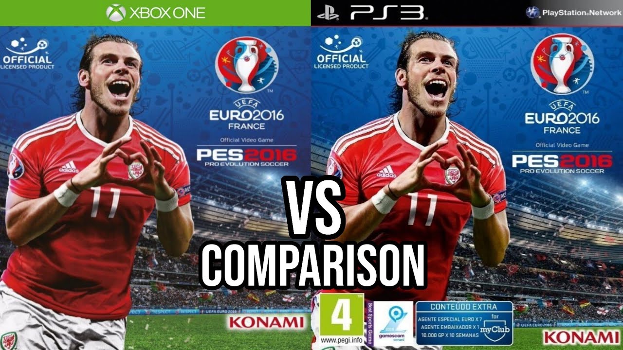 PES UEFA 2016 Xbox One Vs PS3