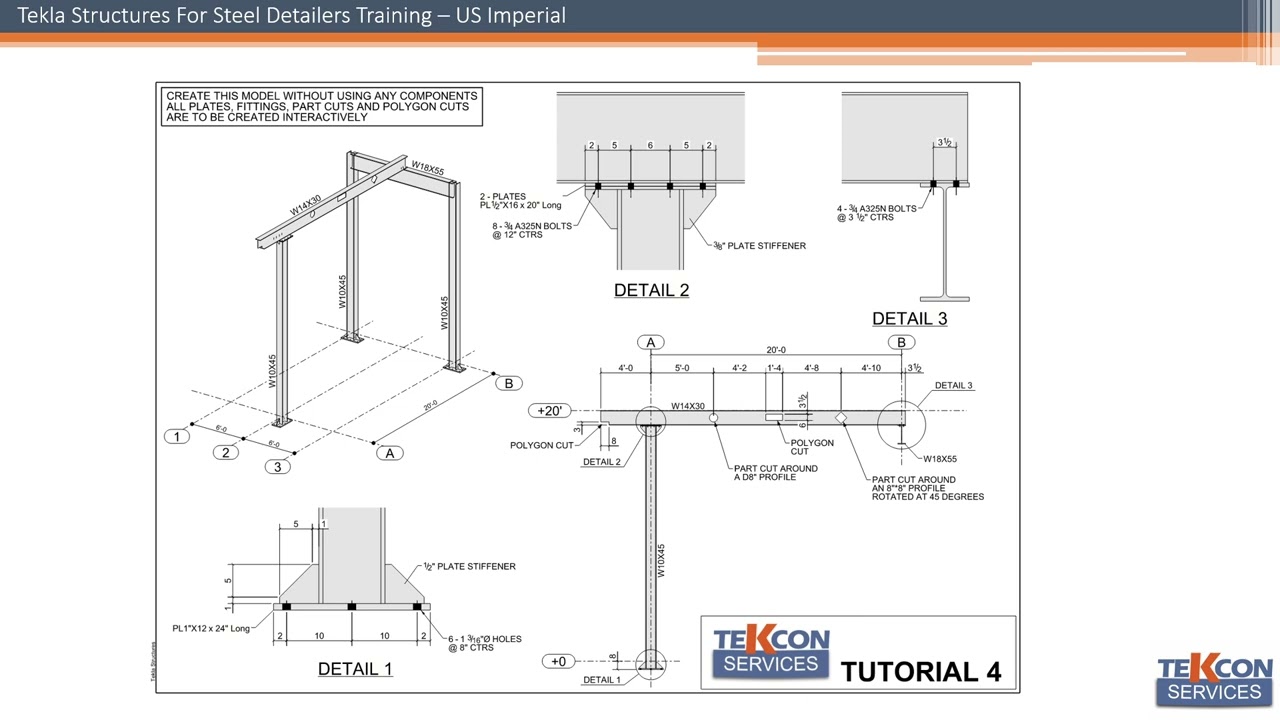 Tekla Structures Training Overview, US Imperial