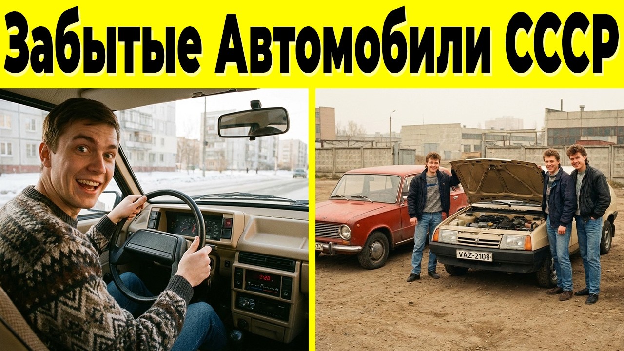 10 Марок Автомобилей из СССР, Которые Исчезли с Дорог!